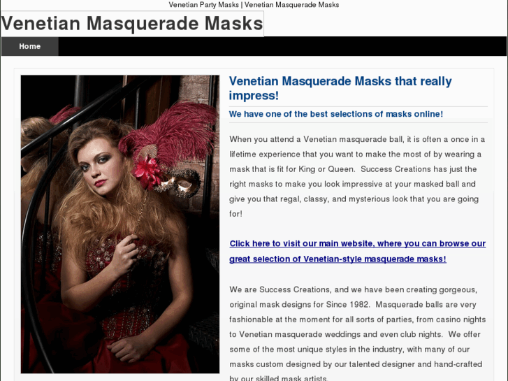 www.venetianmasquerademasks.net