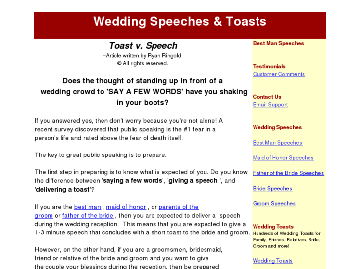 www.wedding-speech.net