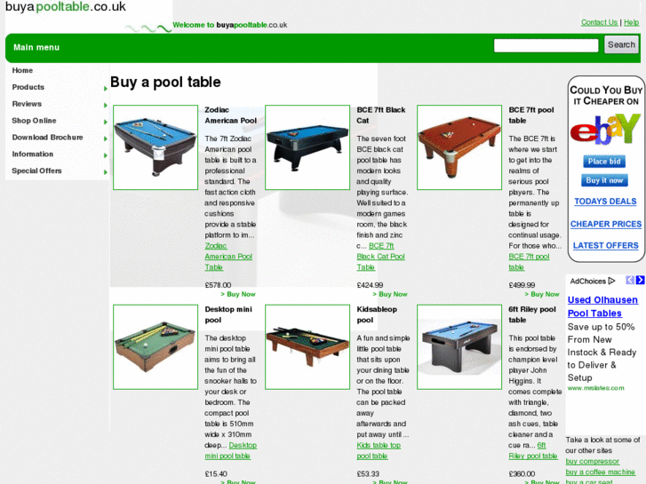 www.buyapooltable.co.uk