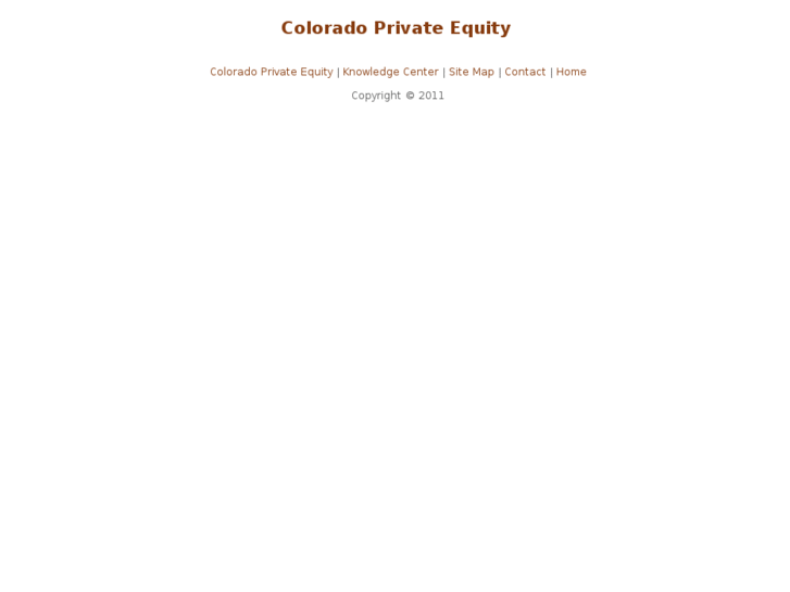 www.coloradoprivateequity.com