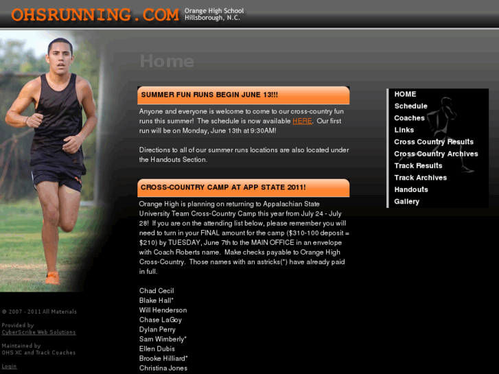 www.ohsrunning.com