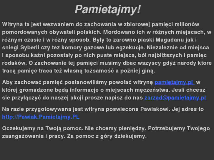 www.pamietajmy.pl