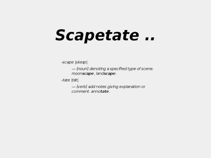 www.scapetate.com