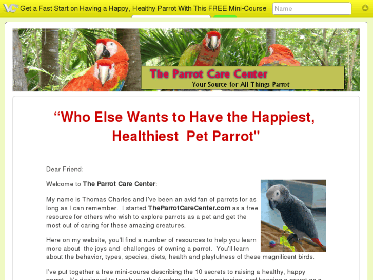 www.theparrotcarecenter.com