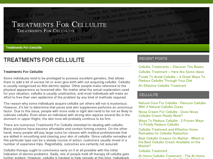 www.treatmentsforcellulite.org