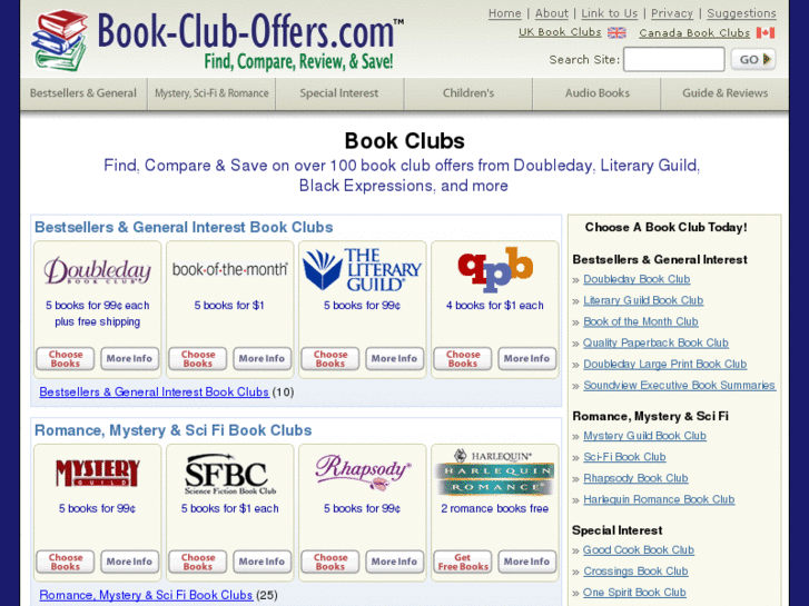 www.book-clubs-offers.com