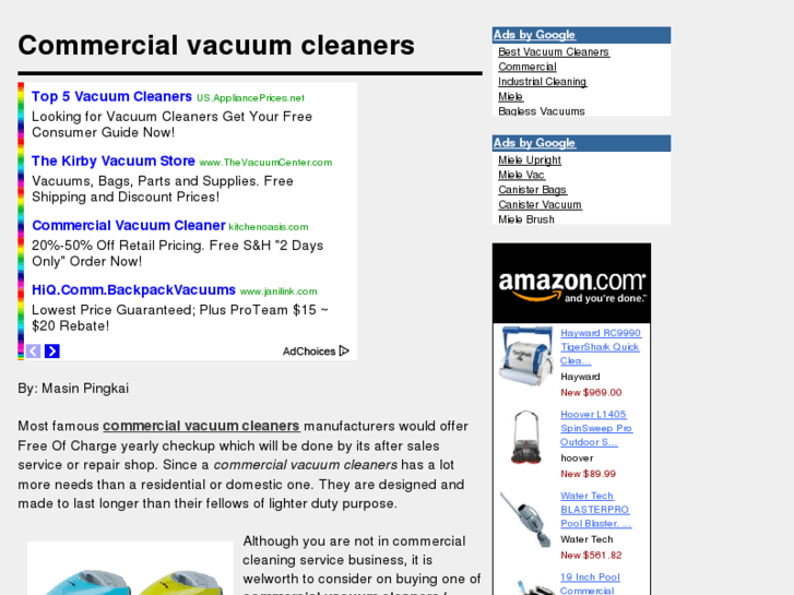 www.commercial-vacuum-cleaners.net