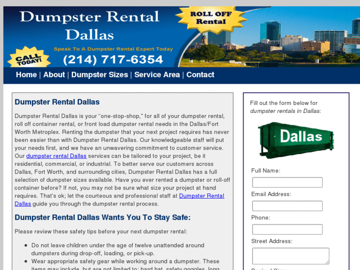 www.dallasdumpsterrental.net