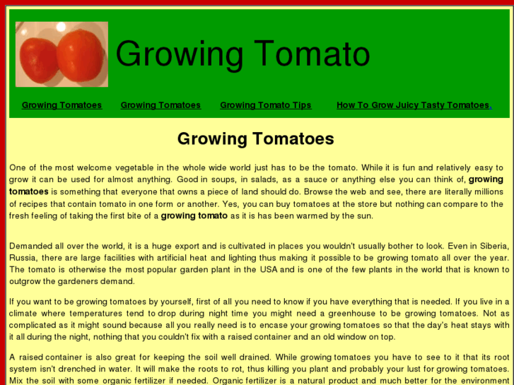 www.growingtomato.info