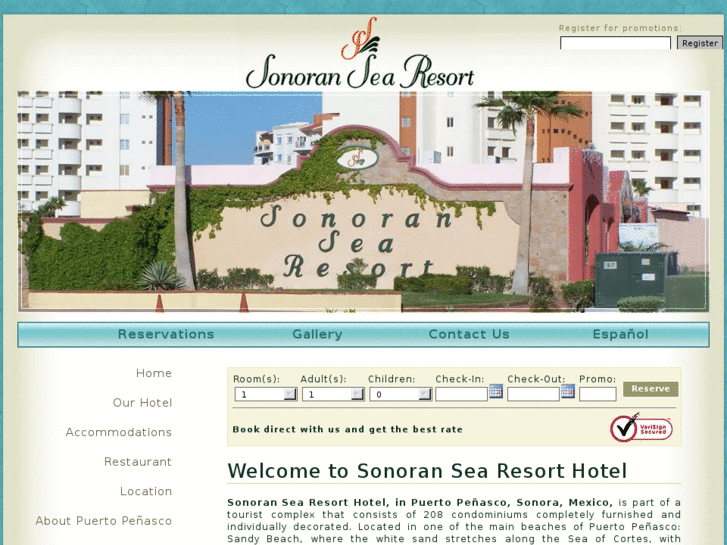 www.hotelsonoransearesort.com