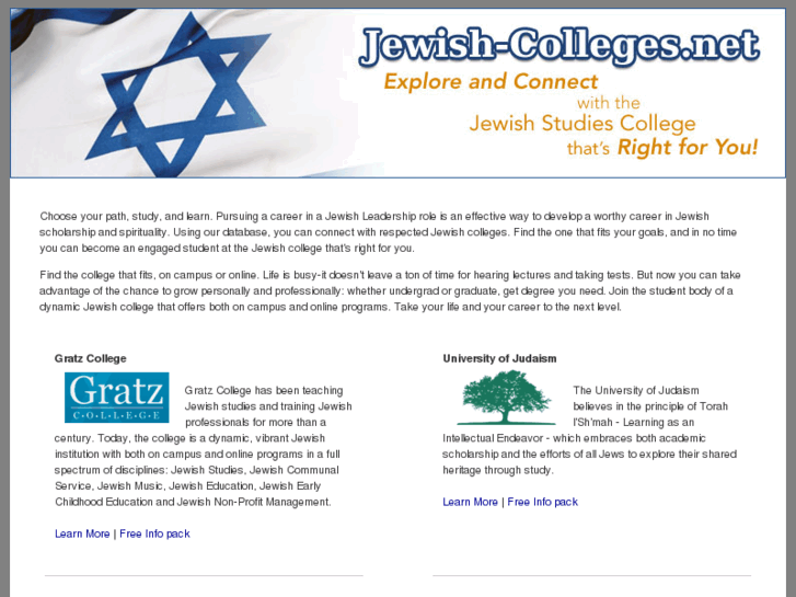 www.jewish-colleges.net