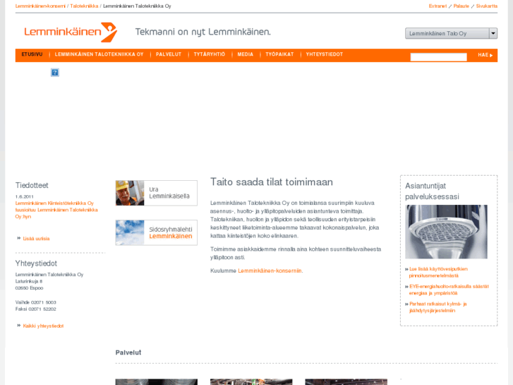 www.lemminkainentalotekniikka.fi