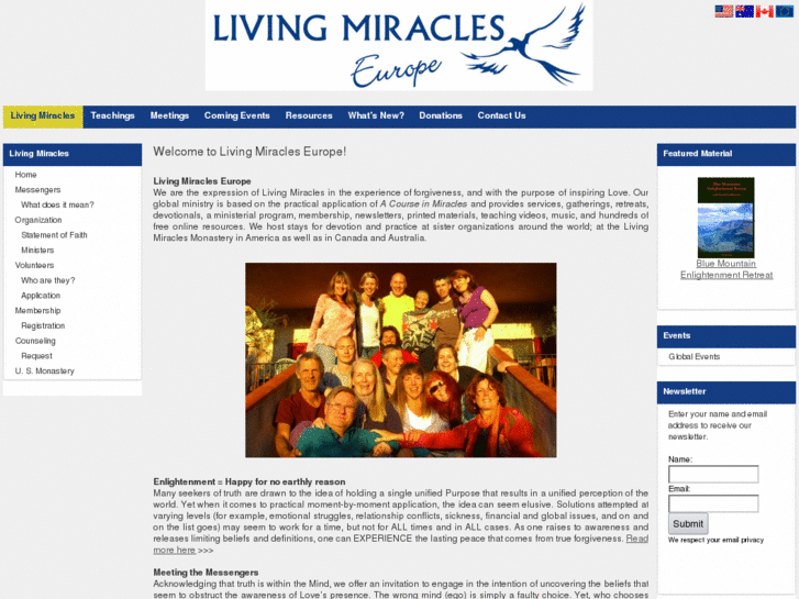 www.livingmiracles.eu