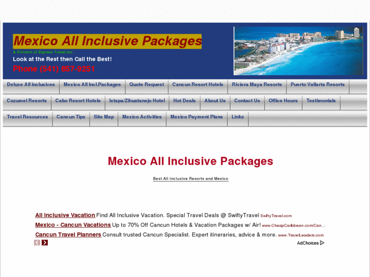 www.mexicoallinclusivepackages.com