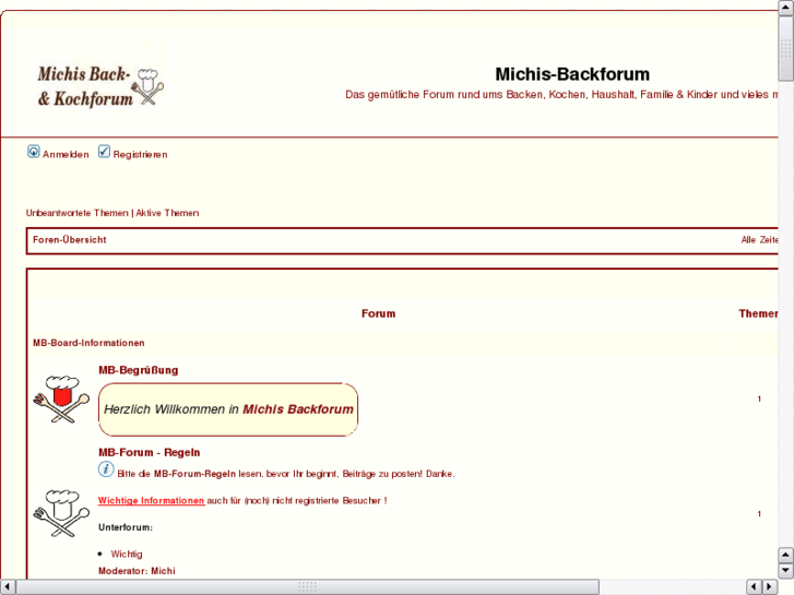www.michis-backforum.de