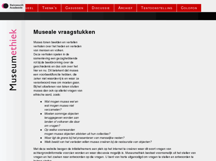 www.museumethiek.nl