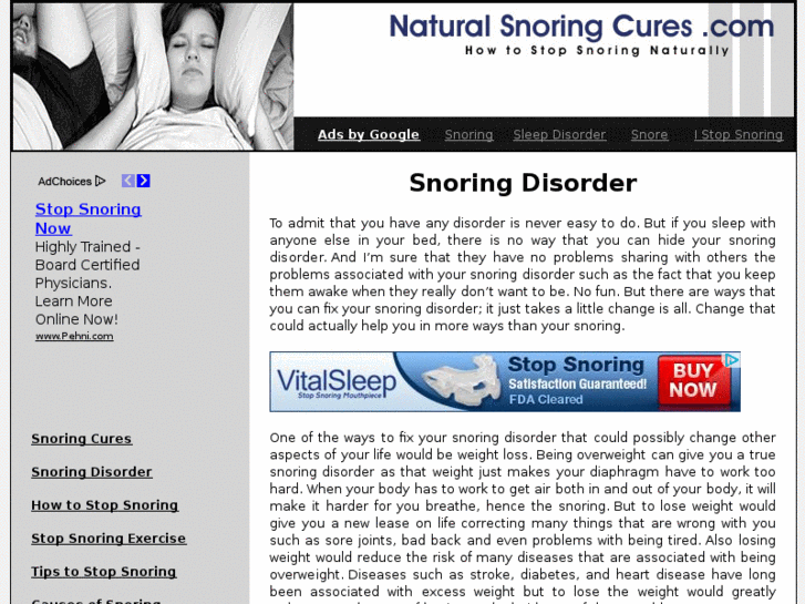 www.naturalsnoringcures.com