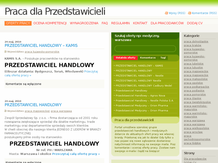 www.pracadlaprzedstawicieli.pl