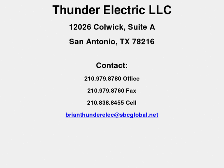 www.thunderelectricllc.com