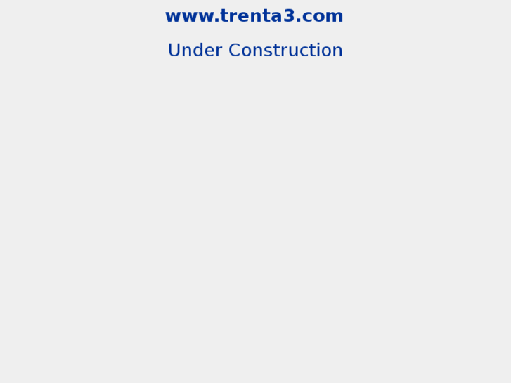 www.trenta3.com