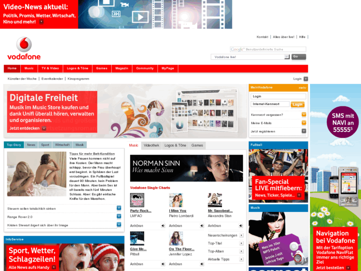 www.vodafonelive.de