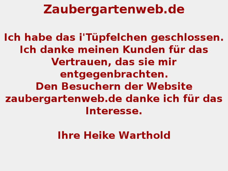 www.zaubergartenweb.de