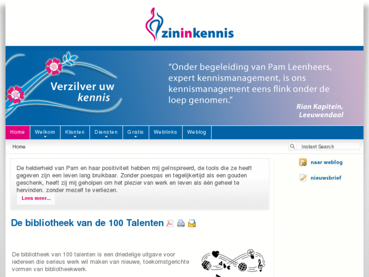 www.zininkennis.nl