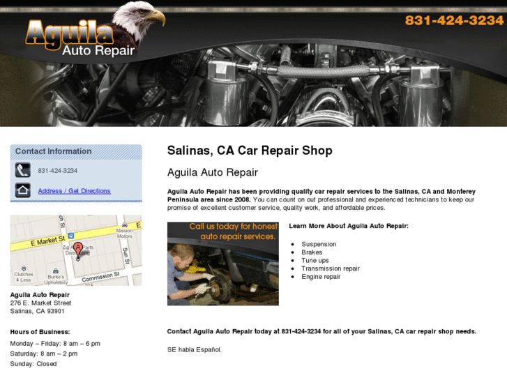 www.aguilaautorepairsalinas.com