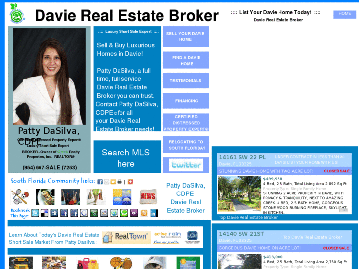 www.davierealestatebroker.com