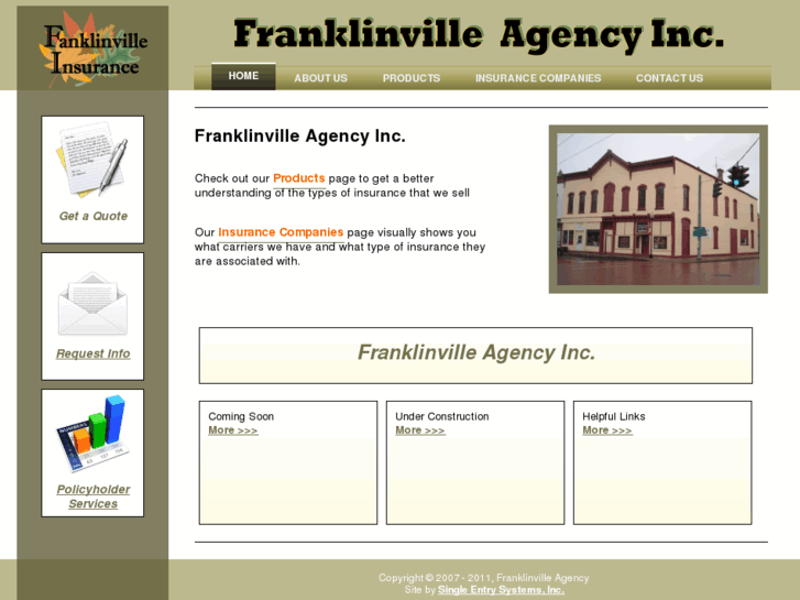 www.franklinville-agency.net