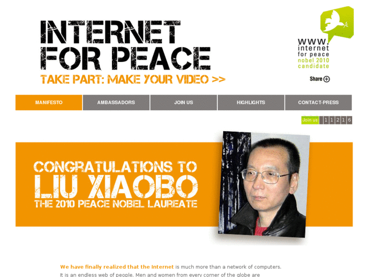 www.internetforpeace.com