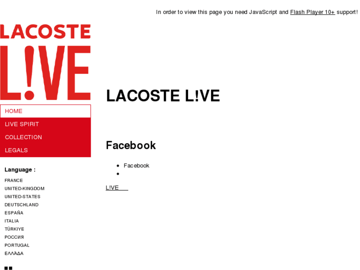 www.lacostelive.jp