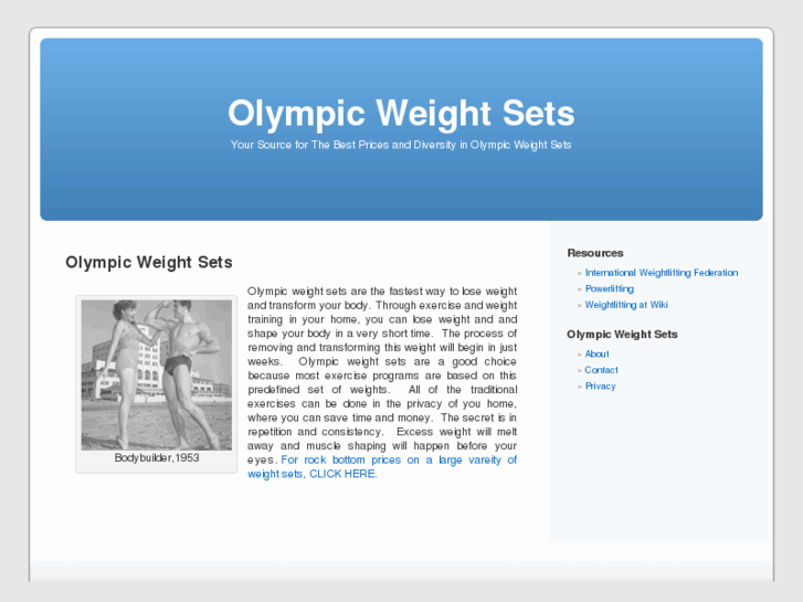 www.olympicweightsets.org