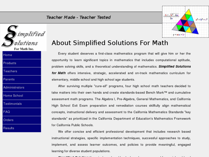 www.simplifiedsolutionsformath.com