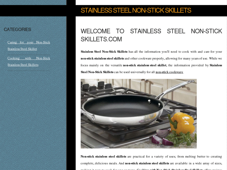 www.stainlesssteelnonstickskillets.com