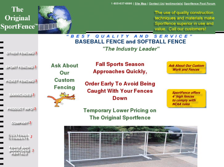 www.theoriginalsportfence.com