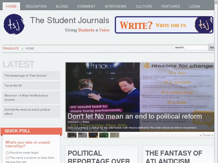 www.thestudentjournals.co.uk