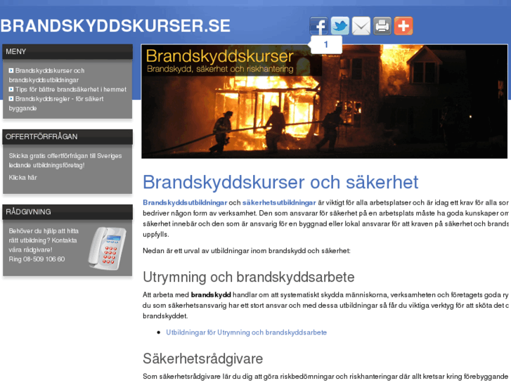 www.brandskyddskurser.se