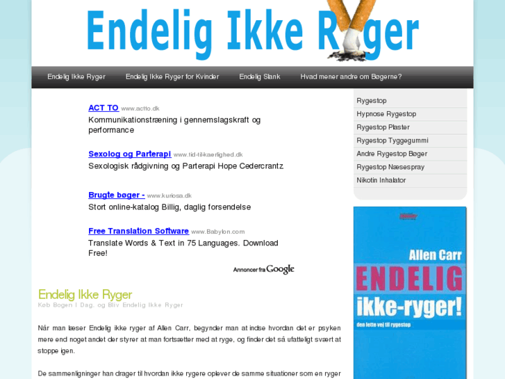 www.endeligikkeryger.dk