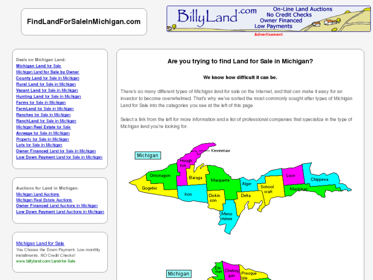 www.findlandforsaleinmichigan.com