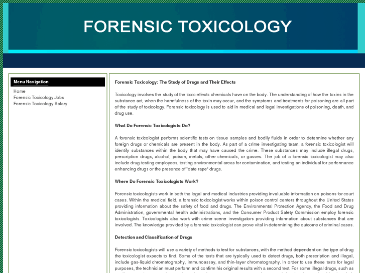 www.forensictoxicology.net