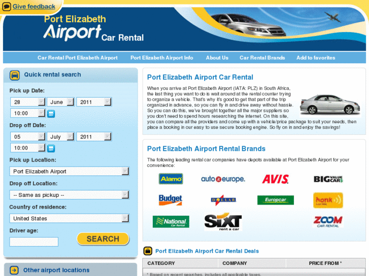 www.portelizabethairportcarrental.net