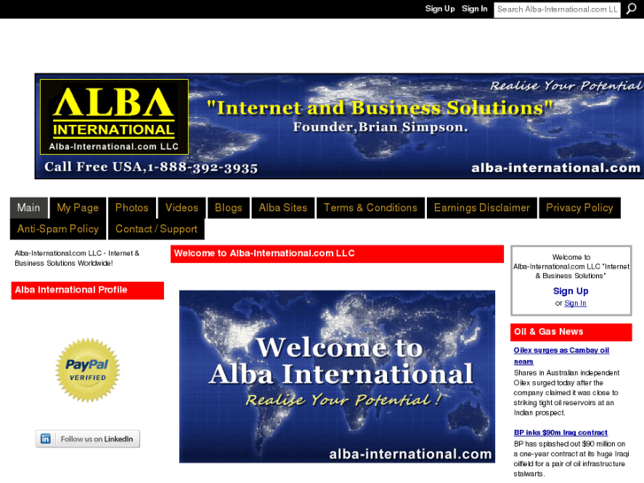 www.albainternational.biz