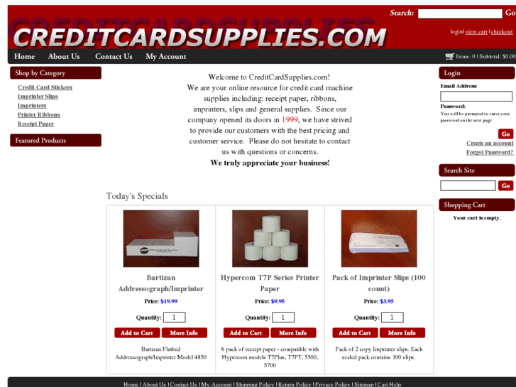 www.creditcardsupplies.com