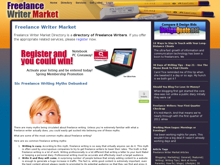 www.freelancewritermarket.com