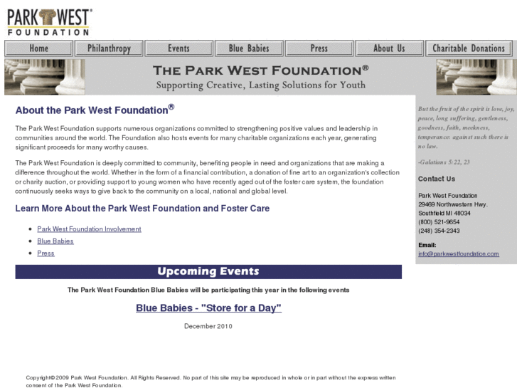 www.parkwest-foundation.com