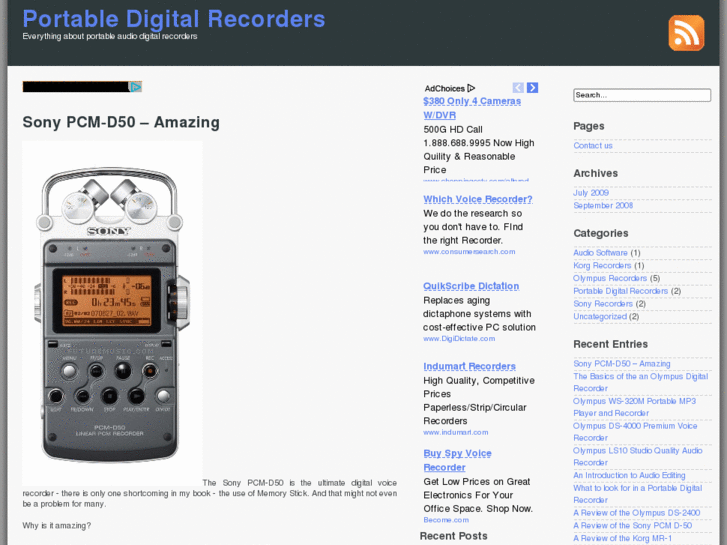 www.portabledigitalrecorders.net