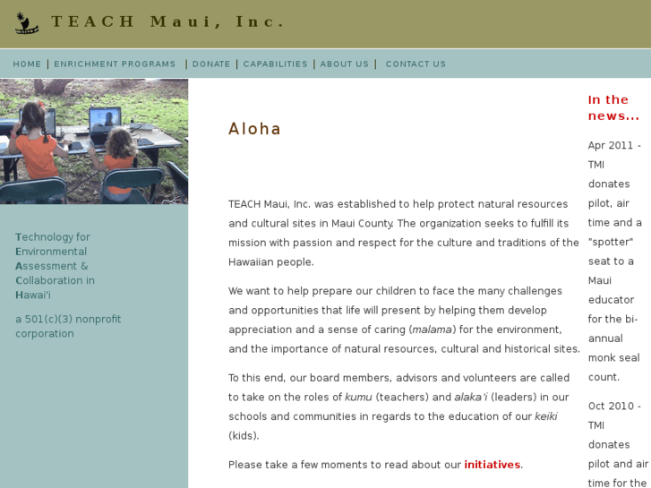 www.teachmaui.org