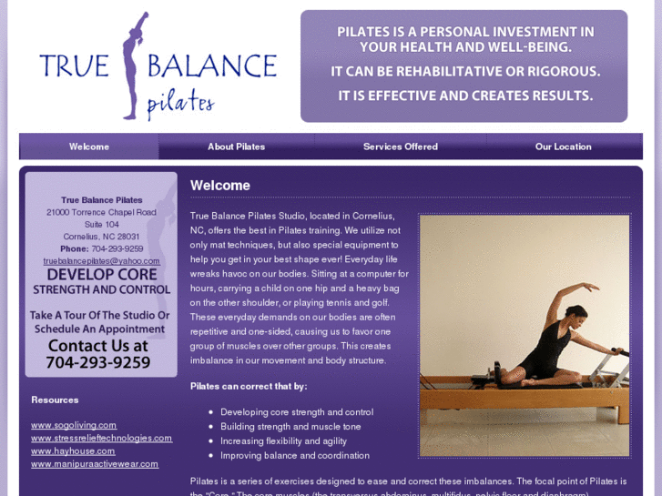 www.truebalancepilatesstudio.com