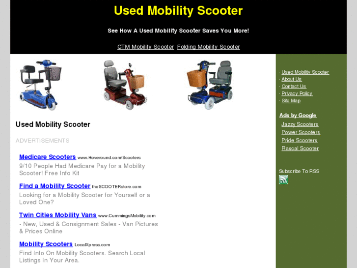 www.usedmobilityscooter.net